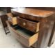 Early 19th cent. Mahogany bow front chest of two over three drawers with a cross banded top, round - Image 2 of 2