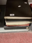 Stamps: Three albums of mid 20th cent. World stamps, mainly used. Plus a commemorative album