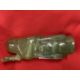 20th cent. Chinese green jadeite carved Immortal figurine, height 4¼ins. - Image 2 of 2