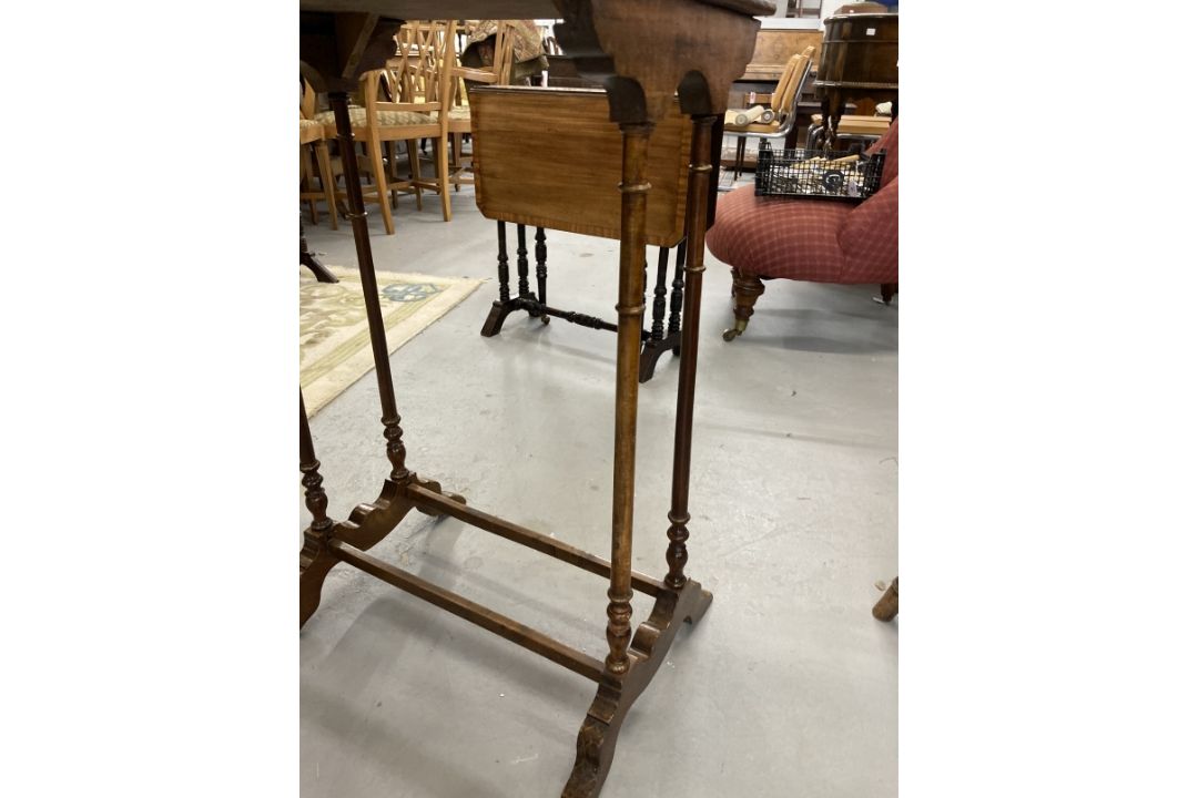 Small side table converted from a nest of tables. 28½ins. x 19ins. - Image 2 of 3