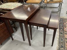 Danish Furniture: Kvalitet/Form/Funktion Design No 42 (original label) nest of three rosewood