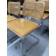 Retro Design: After Marcel Breur/Cesca style chairs with cane seats and backs and tubular metal - Image 2 of 3
