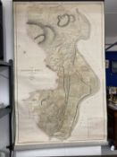 Antiquarian Maps: Large survey map of Heathfield Port and part of Strathspey, Scotland by George