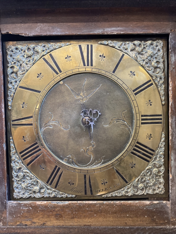 Clocks: 18th cent. 30 hour Longcase clock, Edward Rudd, Melksham c1780s. Mahogany case, brass dial - Image 2 of 4