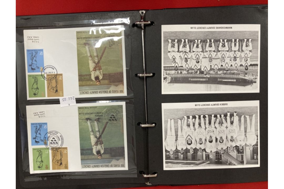 Stamps: Cricket commemorative first day covers. Eighteen covers depicting W.G. Grace Commemorating - Image 5 of 5