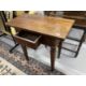Continental one drawer side table on square tapered legs. 31½ins. x 16ins. x 31ins. - Image 2 of 2