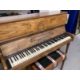 Art Deco walnut iron framed, maker W H Barnes piano and later stool. - Image 2 of 2