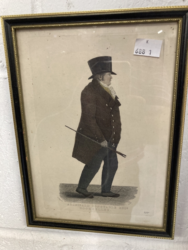 19th cent. Etchings: Retrenchment or Whiskeranders Crossing the Line, A New Route, H. Heat published - Image 4 of 5