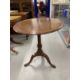 Late 18th cent. Mahogany dish top tripod table with bird cage above vase shaped column on cabriole - Image 1 of 4