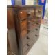 19th cent. Mahogany chest of two over four long drawers, turned knob handles on a plinth base. - Image 2 of 4