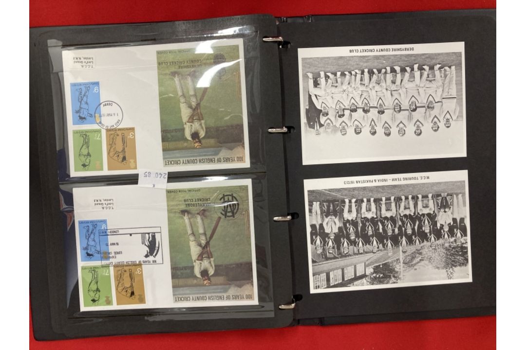 Stamps: Cricket commemorative first day covers. Eighteen covers depicting W.G. Grace Commemorating - Image 2 of 5