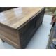 19th cent. Oak and elm oversize French coffer. 66ins. x 29ins. x 27ins. - Image 4 of 4