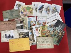 Postcards: Early 20th cent. and later to include humour, fishing, birds and cats.