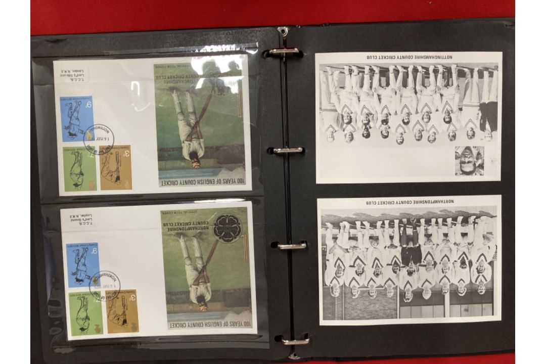 Stamps: Cricket commemorative first day covers. Eighteen covers depicting W.G. Grace Commemorating - Image 4 of 5