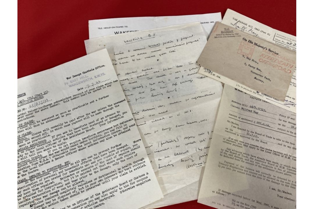 R.A.F: Archive collection relating to Wing Commander H.C. Daish, formerly R.A.A.F who flew - Image 8 of 8