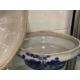 Chinese 18th cent. Blue and white porcelain shaped tureen and cover with a pomegranate handle to the - Image 3 of 4