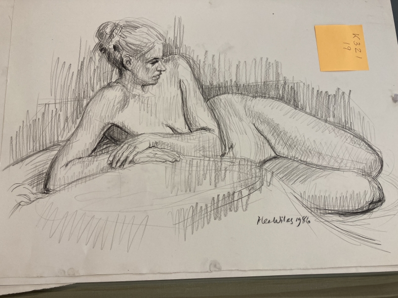 Alec Wiles (1924-2021): Sculptor, marine artist, and a landscape and portrait painter. He studied at