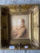 Attributed to John Linnell (1792-1882): Drawing watercolour portrait of Thomas Chevalier (1767-1824)
