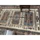 Carpets & Rugs: 19th cent. Caucasian carpet possibly Kazak. Ivory ground with three rectangular - Image 1 of 3