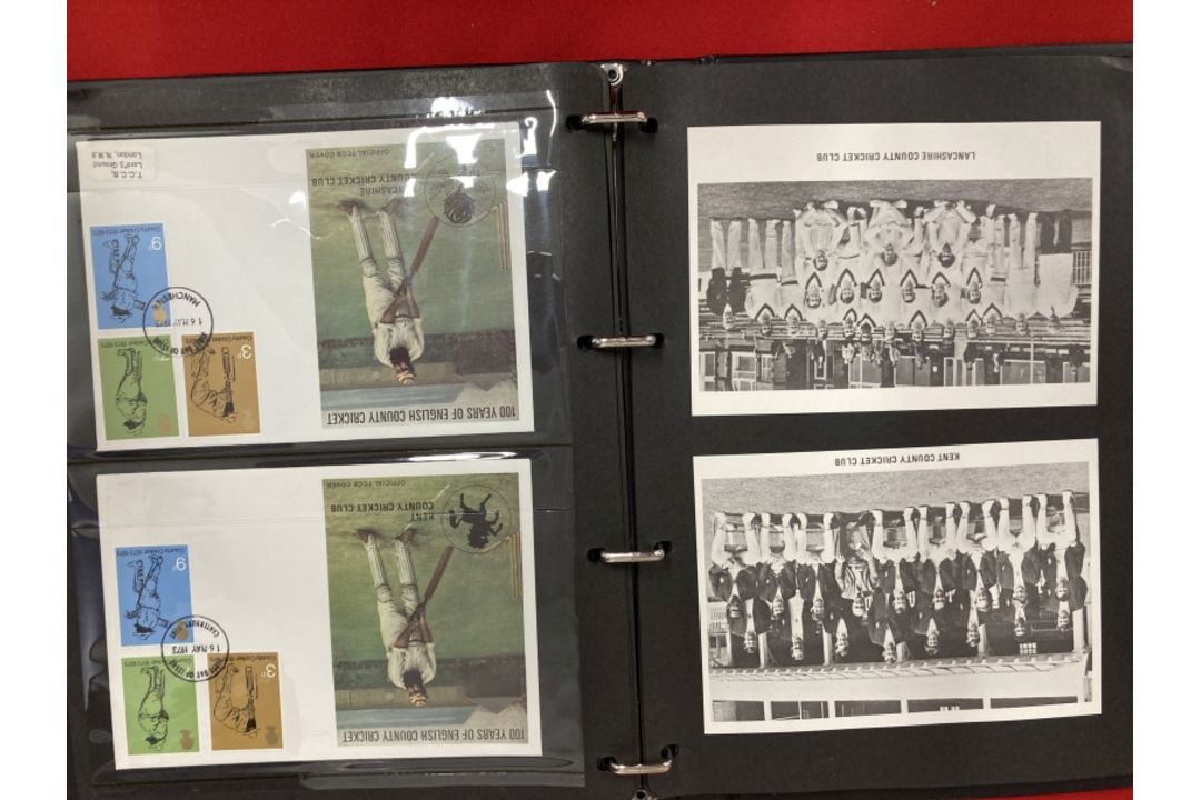 Stamps: Cricket commemorative first day covers. Eighteen covers depicting W.G. Grace Commemorating - Image 3 of 5