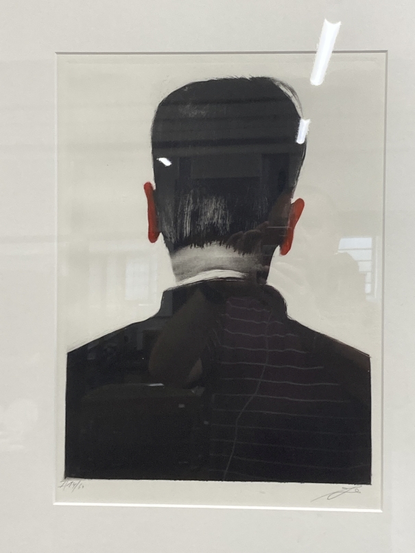 Prints/Art Prints: Two black and white limited edition prints, one the profile of a hobo clown, - Image 2 of 7