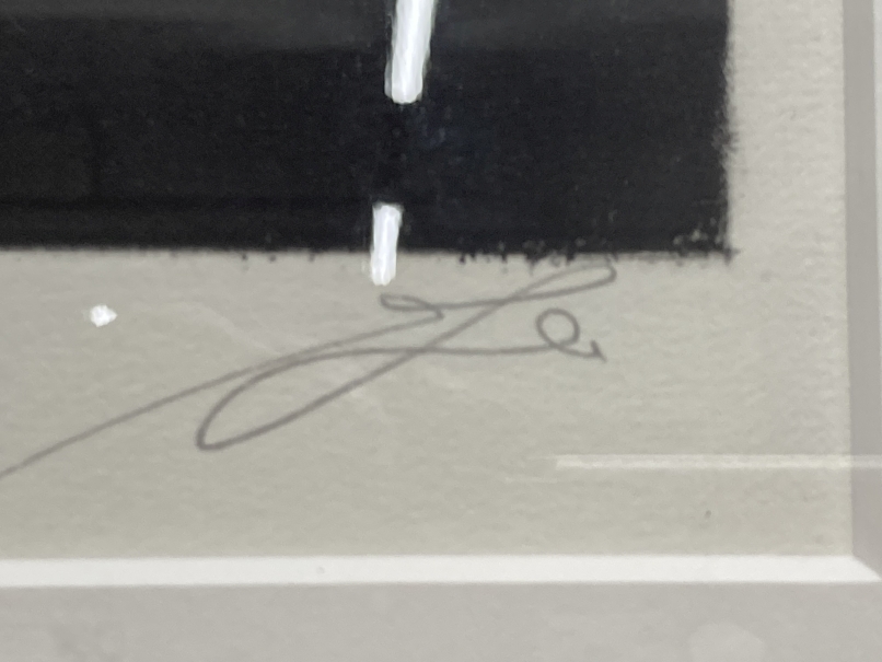 Prints/Art Prints: Two black and white limited edition prints, one the profile of a hobo clown, - Image 3 of 7