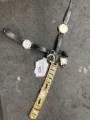 Watches: Ladies watches to include Cyma, Pilot and two others. (4)