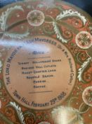 Ephemera: Collection of menus from society functions dating from the early 1900s. Approx. 25 (