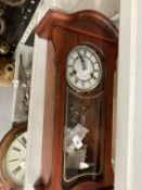 Clocks: 20th cent. Lincoln 31 day wall hanging regulator.