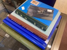 Stamps: Two albums and two stockbooks, the Westminster looseleaf album lightly populated with used