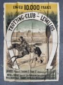 EARLY AVIATION PIONEERS/THE SAMUEL CODY ARCHIVE: Extremely rare French promotional poster for Cody's