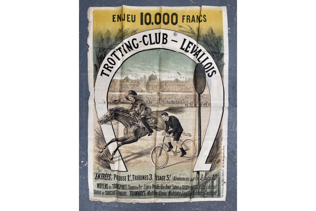 EARLY AVIATION PIONEERS/THE SAMUEL CODY ARCHIVE: Extremely rare French promotional poster for Cody's