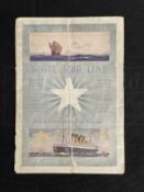 R.M.S. TITANIC: Extremely rare First-Class passenger list that survived the sinking in the pocket of