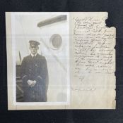 R.M.S. TITANIC: Extremely rare unpublished photograph of Harold Thomas Cottam, the Wireless Operator
