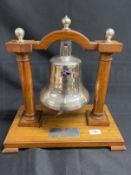 MOTOR/YACHTING: Superb Ships bell trophy owned by Sir Roy Fedden (1885-1973). It was won by