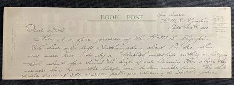 R.M.S. TITANIC: Collection of Titanic passengers Richard and Stanley May. Extremely rare book