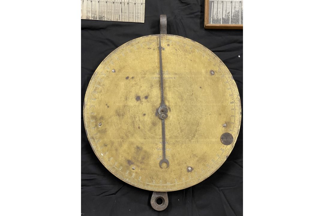 EARLY AVIATION PIONEERS/THE SAMUEL CODY ARCHIVE: The spring balance used by Cody in early engine- - Image 2 of 2