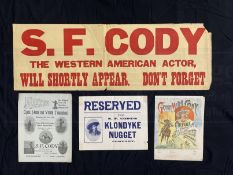 EARLY AVIATION PIONEERS/THE SAMUEL CODY ARCHIVE: Collection of printed publicity material from
