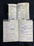 R.M.S. TITANIC: Frederick Dent Ray's Continuous Certificates of Discharge Books from 1898-1900, then