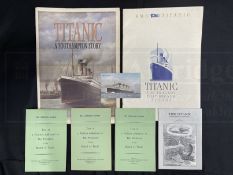 R.M.S. TITANIC: Post-disaster J. Salmon Titanic related card postally used May 1912, three copies of