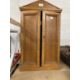 Early 20th cent. Oak tool cabinet with arched top, two doors, fitted inside with two small - Image 2 of 2