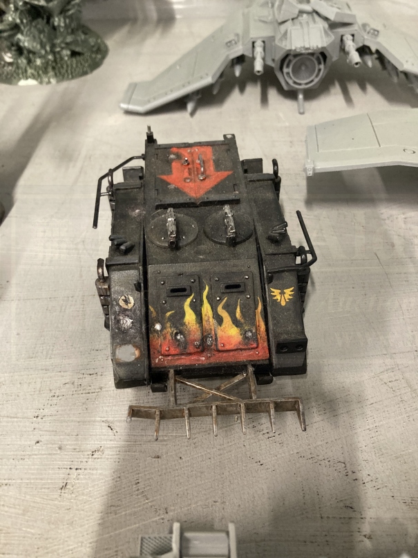 Toys & Games: Warhammer Fantasy Wargames, collection of assembled Space Marine vehicles including - Image 3 of 6