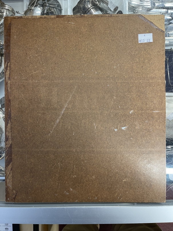 •Graham Sutherland (1903-1980): Oil on board preparatory sketch Sir Winston Churchill, signed and - Image 4 of 5