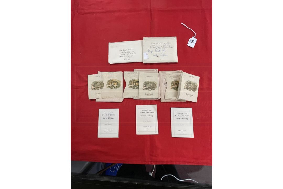 Postal History: The Wonderland postage stamp case x 3 with eight or nine wise words about letter - Image 3 of 3