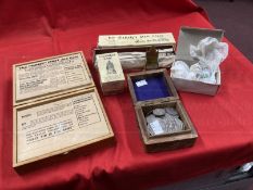 Coins & Toys: Various coins to include half crowns 1920s and 1937, a boxed Britain's Her Majesty's