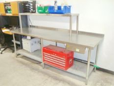 8' ft. Stainless Steel Benches