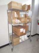 Uline Wire Shelf Cart