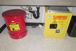Flam Cabinet & Waste Can