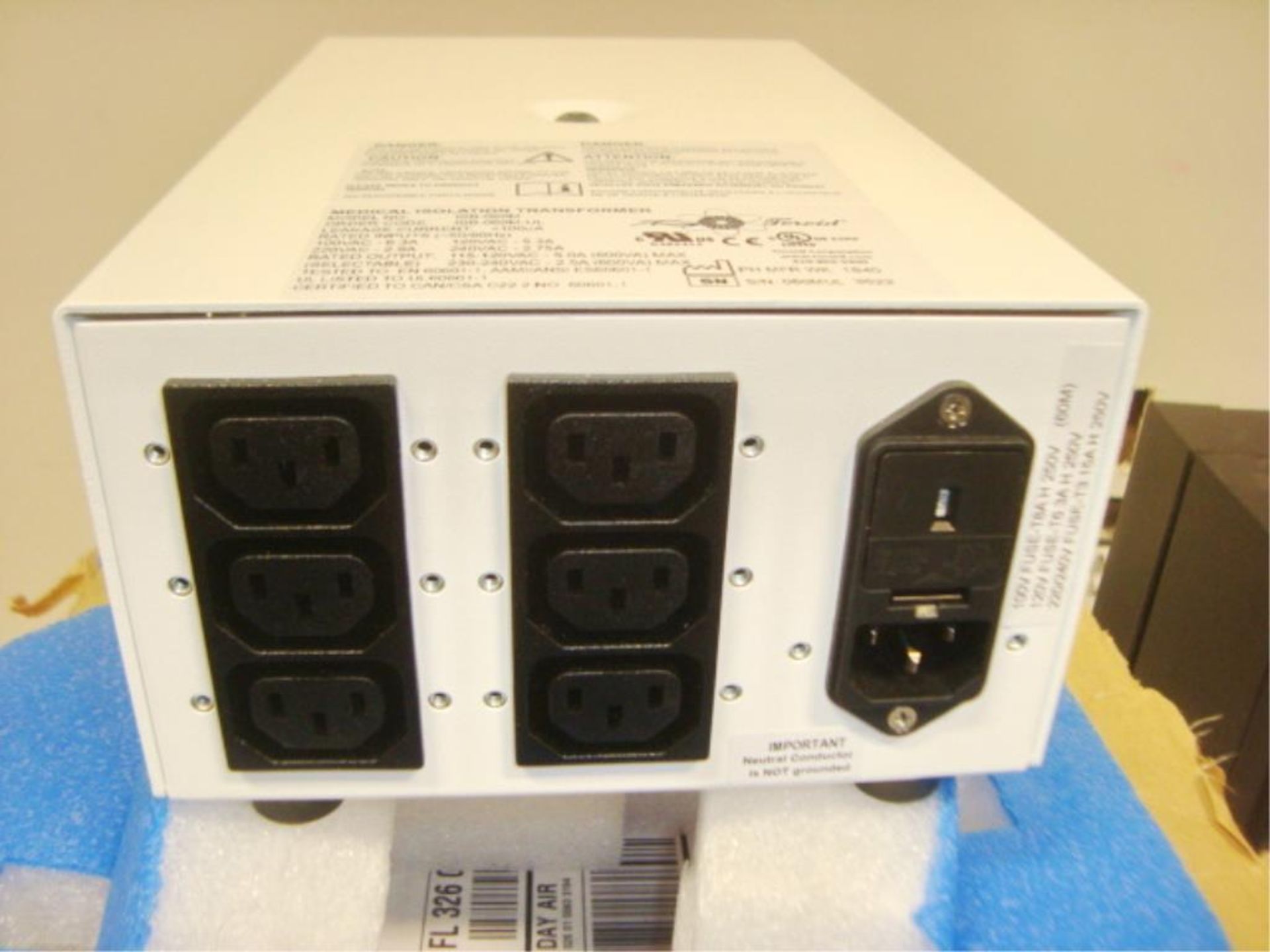 600 VA Medical Grade Isolation Transformer - Image 4 of 9