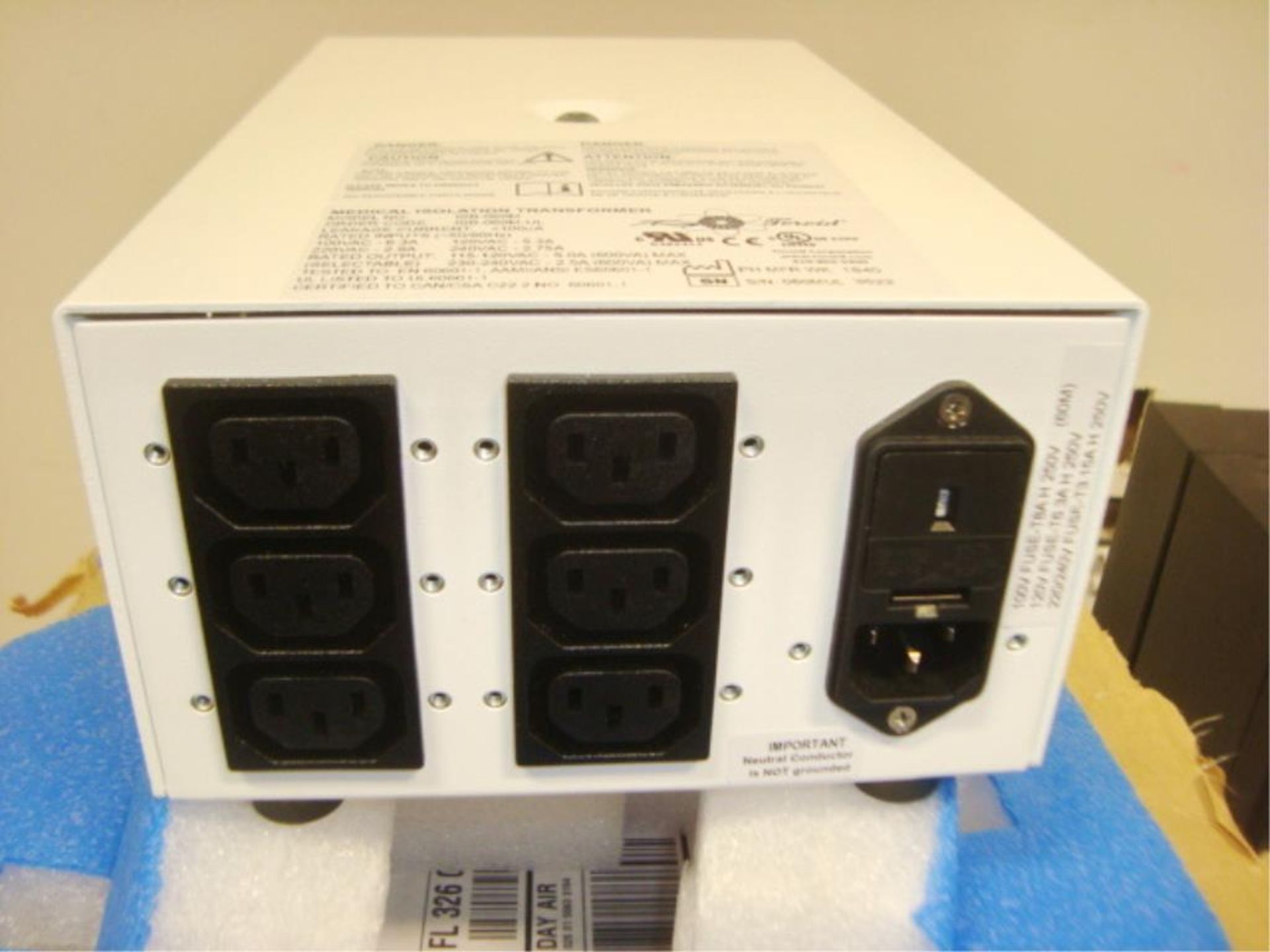 600 VA Medical Grade Isolation Transformer - Image 4 of 9